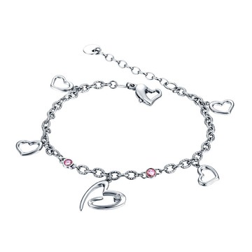 KOR蔻兒鑽石 美人心 鑽石白鋼 手鍊