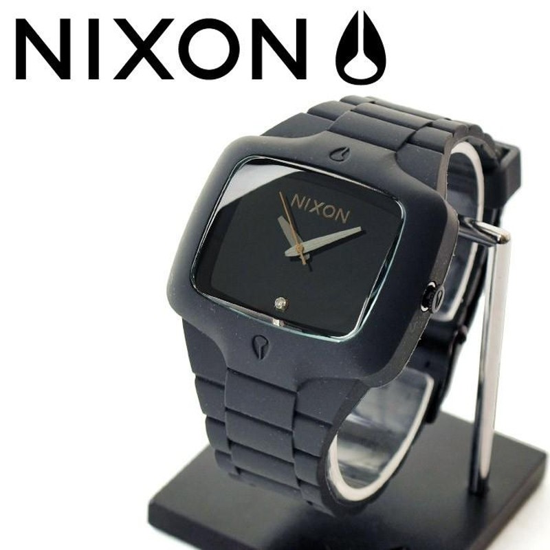 ニクソン NIXON 腕時計 RUBBER プレーヤー グレーブラック メンズ