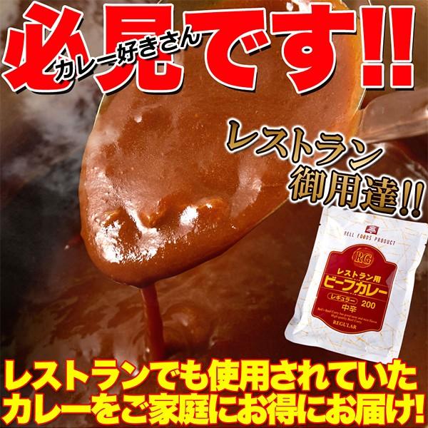 レトルトカレー ルウ ルー 中辛 牛肉 送料無料