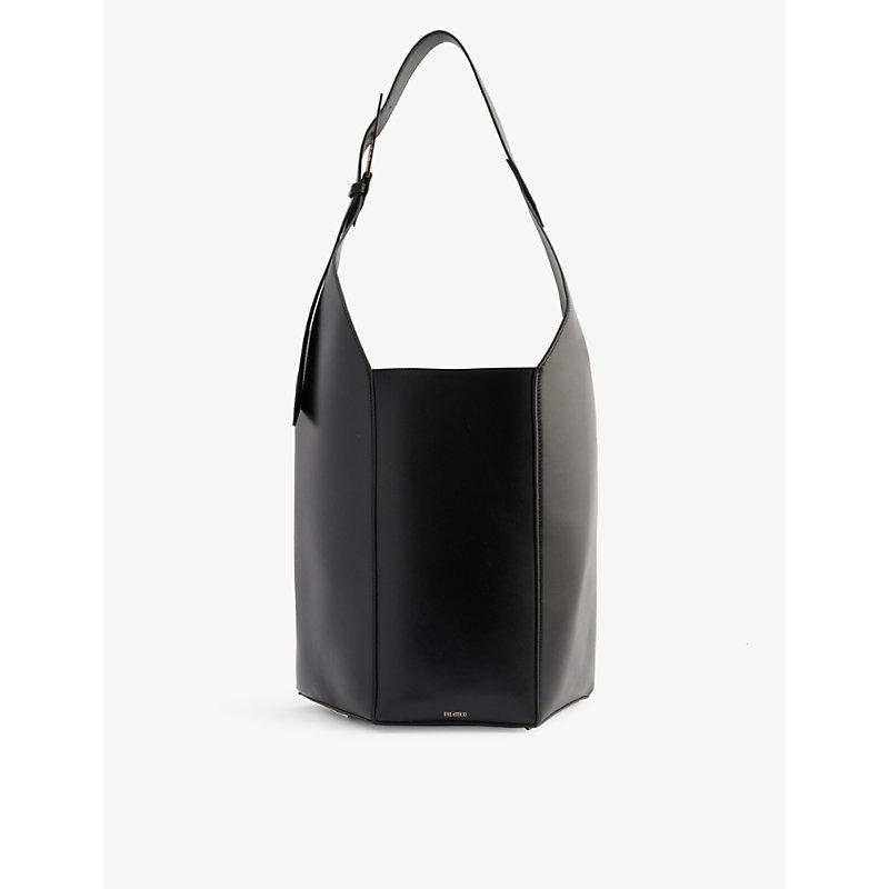 Attico Womens Black 12pm Leather Shoulder bag 1SIZE