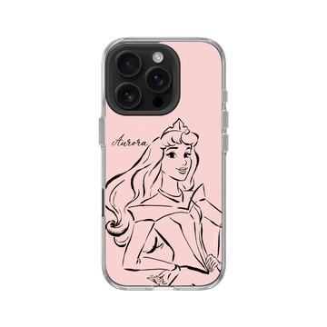 iPhone 16 Pro Clear Case（相機按鈕） 透明 - 迪士尼-公主系列 Disney Princess - 奧蘿拉