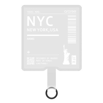 Araree 手機保護殼掛繩墊片(NY,Tag Holder)