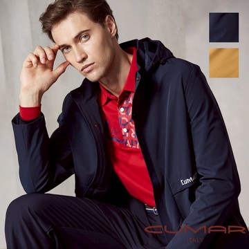 CUMAR 男裝秋冬薄裡連帽防潑水外套 / 249911