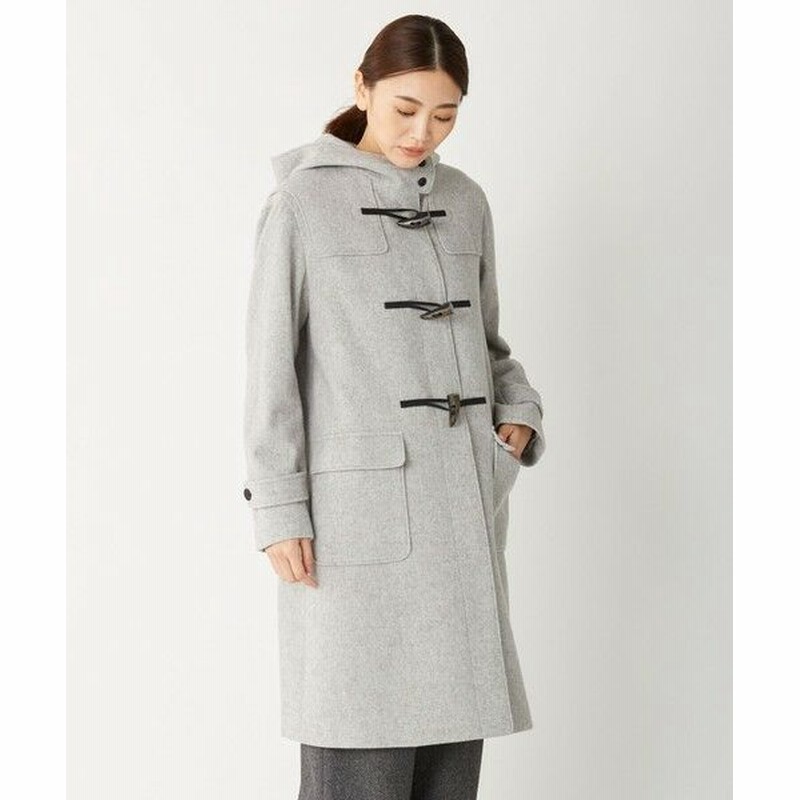 J Press ジェイプレス スペリオル圧縮メルトン ダッフルコート ライトグレー系 9 通販 Lineポイント最大1 0 Get Lineショッピング