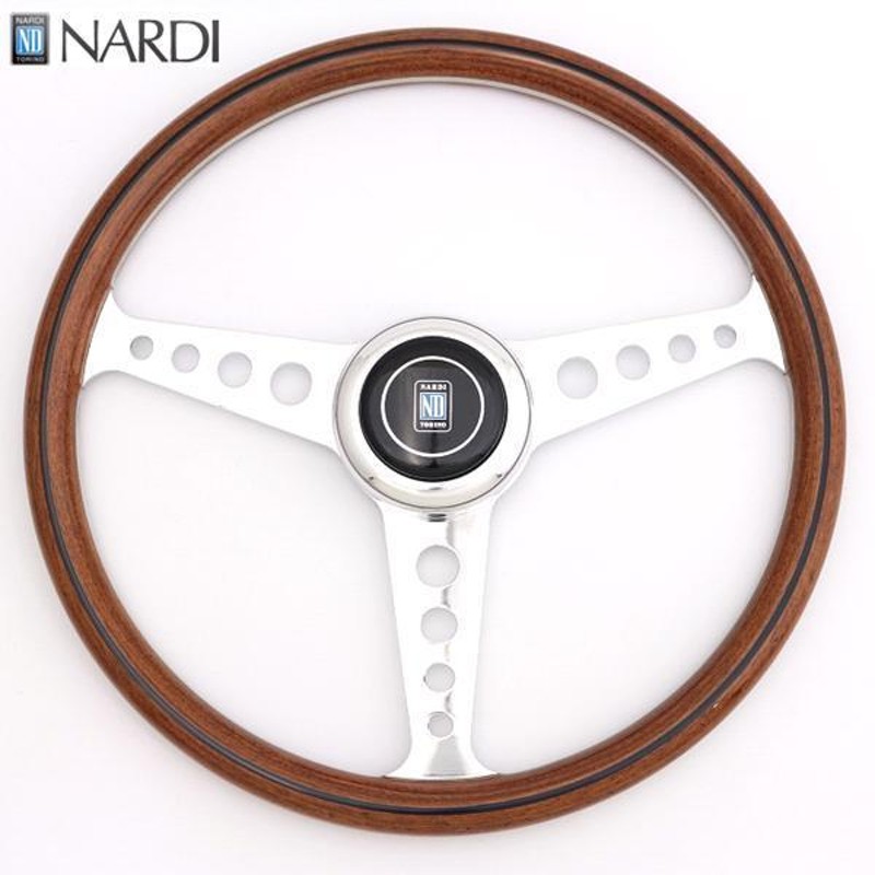 NARDI ナルディ レプリカライン ANNI70 ウッド&ポリッシュ ラウンドホールスポーク ステアリング 36 ホーンボタン付属【受注生産】 |  LINEブランドカタログ