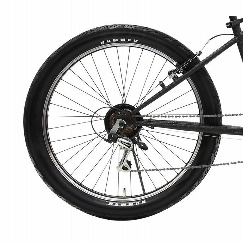 HUMMER TANK3.0 ハマー 自転車 Wブラック (組立・整備発送
