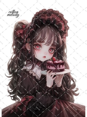 original sticker no.2229 人物貼紙 原創貼紙 原創人物貼紙 裝飾貼紙 cotton melody