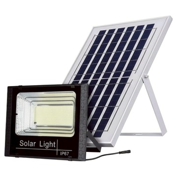 禾統 太陽能探照燈 300W升級版 IP67防水 遙控 5米延長線 適用於戶外  1個