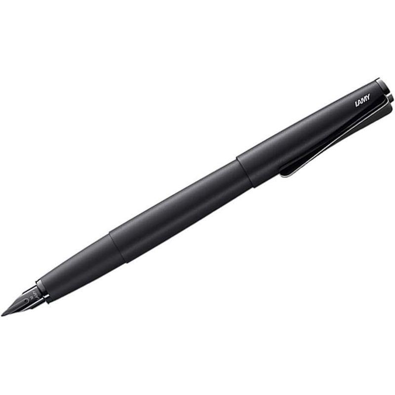 LAMY ラミー 万年筆 EF 極細字 ステュディオ ルクス オールブラック L66AB-EF 両用式 正規輸入品