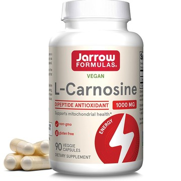美國代購！原裝正品Jarrow Formulas L-肌肽1000mg90粒