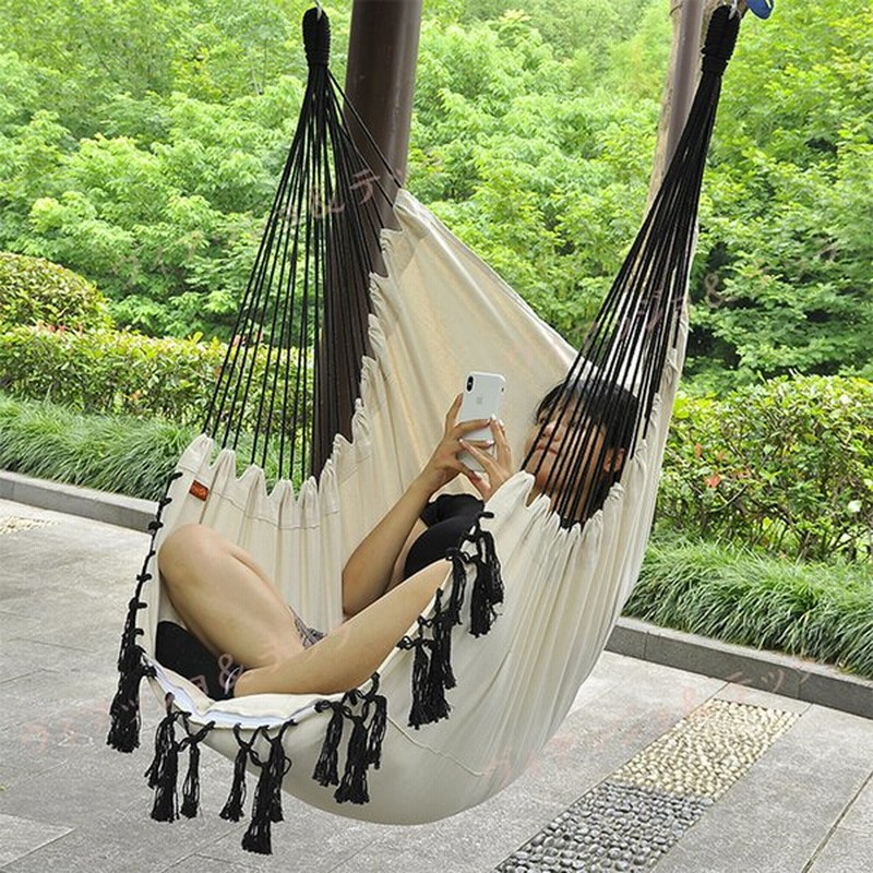 ハンモック 吊り下げ 室内 屋外 吊り式 ハンモックチェア アウトドア キャンプ レジャー おうち時間 テレワーク ゆらゆらモック おしゃれ 通販 Lineポイント最大get Lineショッピング