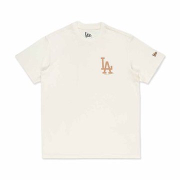 NEW ERA 男女 短袖上衣 ESSENTIAL FW25 洛杉磯道奇 白 NE14701219