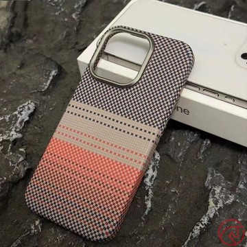 超輕碳纖維紋 適用蘋果16promax手機殼iphone16磁吸14pro凱夫拉紋magsafe13碳纖維紋15plus