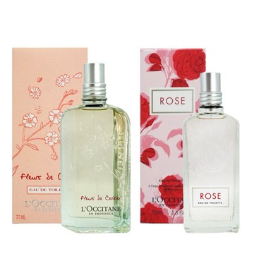 🔥正品+發票L'OCCITANE 歐舒丹淡香水75ml 玫瑰 櫻花 多款任選 🥀CAROL小舖