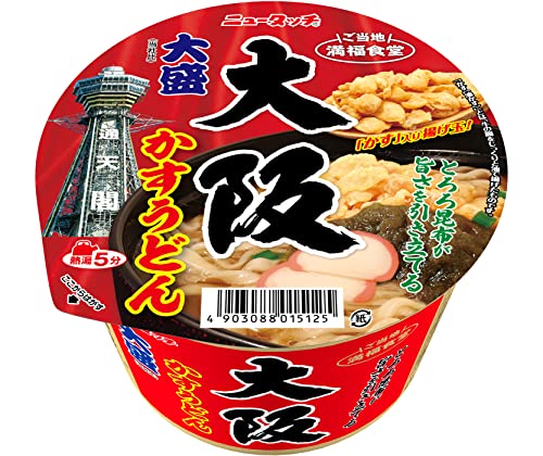 ヤマダイ ニュータッチ 大盛 大阪かすうどん 129g 12個