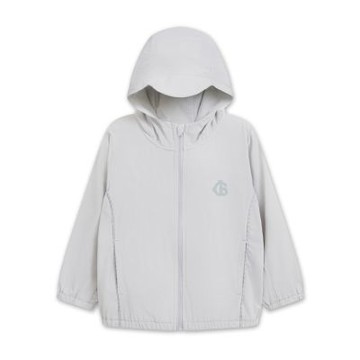 奇哥官方旗艦 CHIC BASICS系列 男女童裝 涼感連帽外套-長效涼爽+抗UV (6-8歲 防曬)