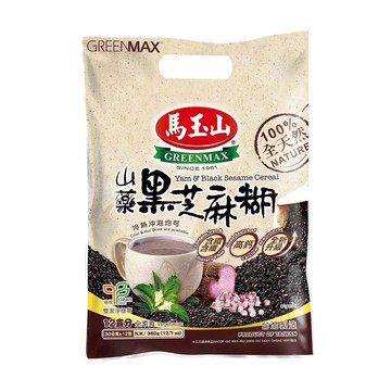 馬玉山30g*12入-山藥黑芝麻糊