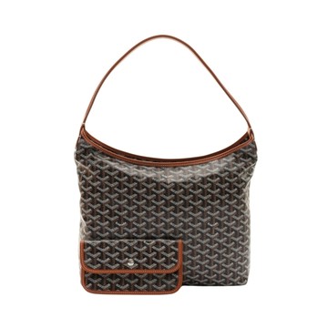 GOYARD 高雅德 Boheme Hobo PM 肩背包 棕色 Goyardine PVC帆布 BOHEMEPMLTY 【二手名牌BRAND OFF】