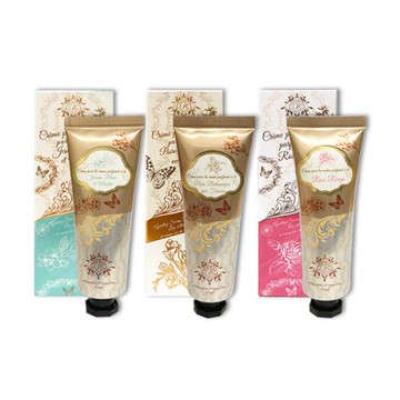 【Dana Belle】護手霜三入優惠組-白茉莉與薄荷+英國梨與小蒼蘭+經典紅玫瑰