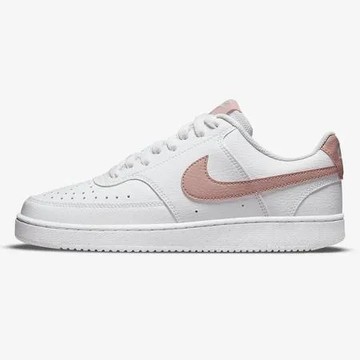 Nike 女鞋 休閒鞋 玫瑰粉勾 Court Vision 白玫粉 DH3158-102