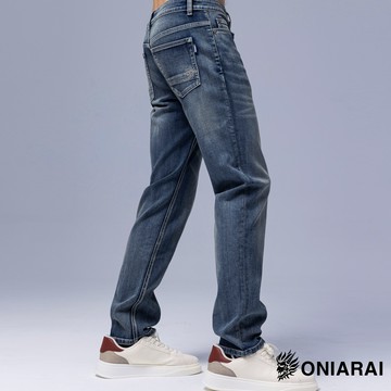 【新品年貨㊣獨家價▿】756新全天候智能溫控舒適丹寧直筒褲(深藍) - BLUE WAY 鬼洗い