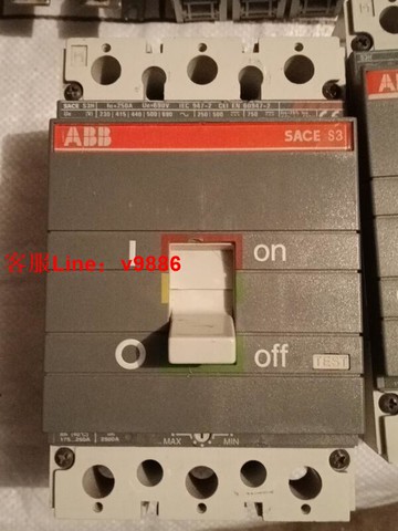 【咨詢客服應有盡有】ABB        SACE     S3   250A拆