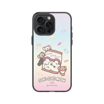 iPhone 15 Pro Max Clear 酷墨灰 - 爽爽貓 Song Song Meow by SECOND - 糖果派對