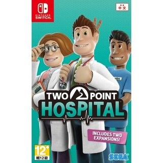 ●秋葉電玩● Switch NS 雙點醫院 TWO POINT HOSPITAL 珍寶版 中英文版