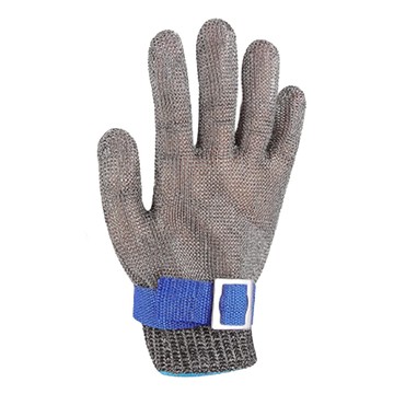 AHOYE 9級不鏽鋼絲防割安全工作手套  灰色  1支  S