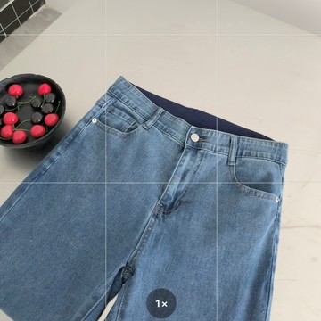 台灣㊣現貨✨自訂款90公斤復古色修身素面牛仔褲 中大碼牛仔褲 窄管褲 小腿褲 Want Meow招財貓旺鋪