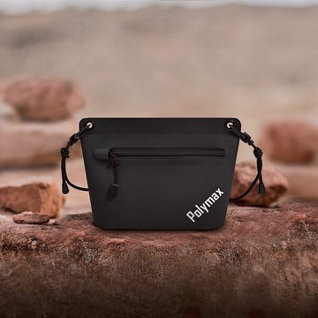 防水隨身三角包-深灰/側背包/輕量化