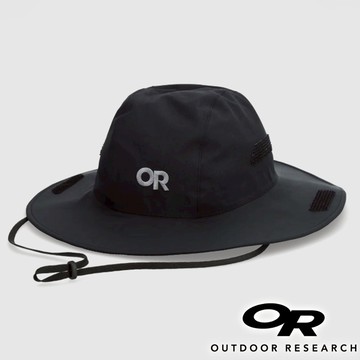【OR 美國】GORE-TEX防水透氣招牌大盤帽UPF50+『黑』322290