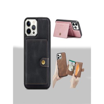 磁吸卡包16手機殼可拆卸分離卡套x適用iPhone13蘋果15promax插卡11手機套帶錢包14Pro背貼卡包12xs裝放咭套xr