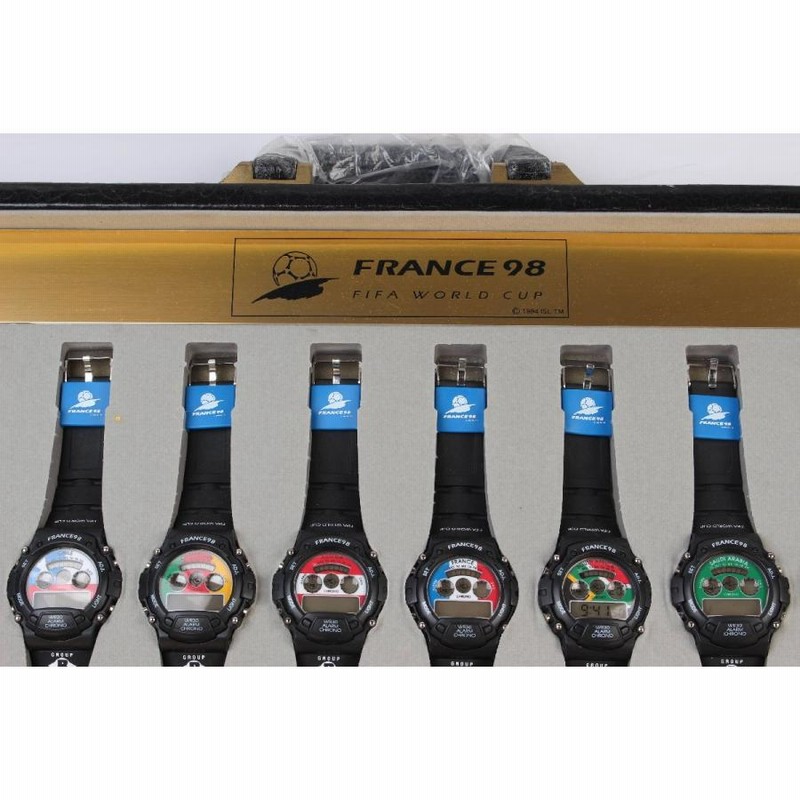 FIFA W杯 フランス1998 (限定品)オフィシャル腕時計セット（32本） 1998年FIFAW杯フランス大会(限定品)オフィシャル腕時計セット