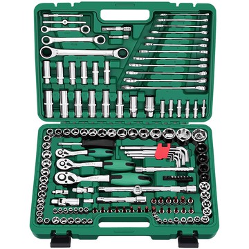 鑫瑞 150件套汽修工具套裝套筒棘輪扳手組合汽車維修工具箱大全