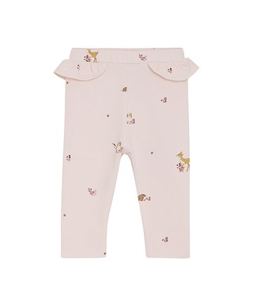 梅花鹿粉色貼腿長褲92cm