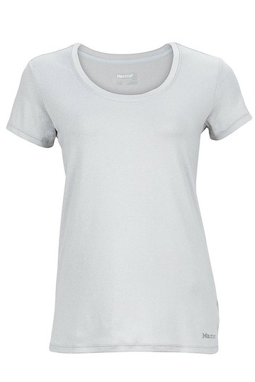 ├登山樂┤美國 Marmot W All Around Tee 快乾短袖上衣-鋼色 # 56450-1862