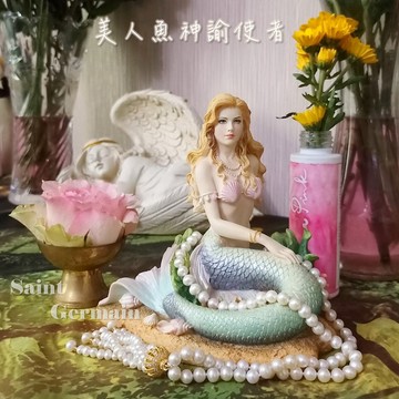 🧜‍♀️美人魚神諭使者 ＊雕塑 雕像 擺飾＊居家裝飾 拍攝道具