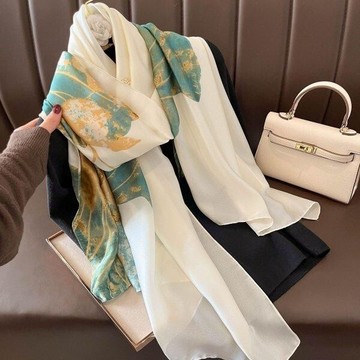 母親節優惠活動高品蓓蕾綻放長版絲巾