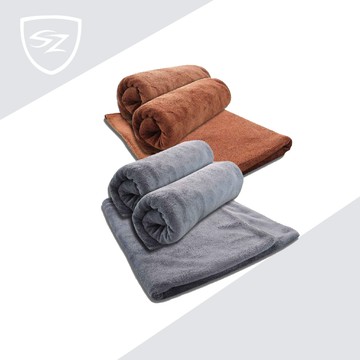 超細纖維布 灰/棕色 (大/小)