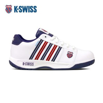 K-SWISS 防水運動鞋 EADALL WP 防水 男鞋  白藍紅色 06781-113-M