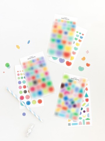 Blur Color Palette Stationery