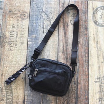 潮牌迷你小方包手機包牛津布男包休閑男士單肩斜挎包帆布小背包潮