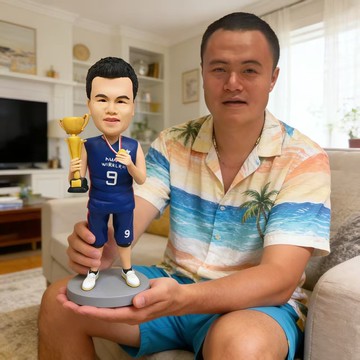 老公 爸爸 生日禮物訂製 客製化 人偶 公仔 似颜绘 照片紀念 擺飾