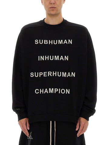 champion x rick owens jumbo sweatshirt