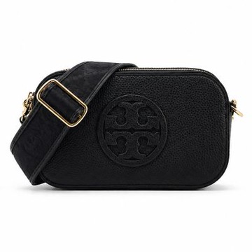 TORY BURCH MILLER 經典LOGO相機包(黑)