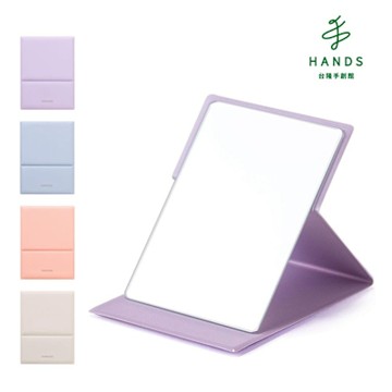 台隆手創館 日本製堀內鏡Napure隨身折鏡-8x10cm(化妝鏡 隨身鏡 摺疊鏡)