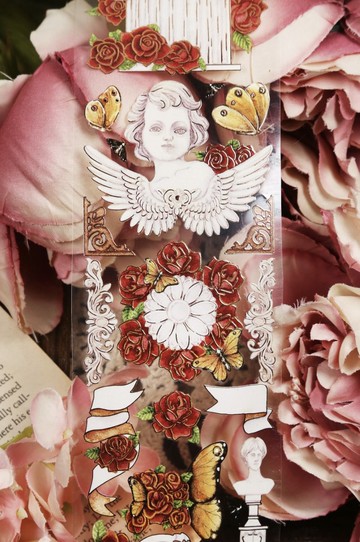 佛羅倫薩 びじゅつかん 西方美術品 PET 紙膠帶 玫瑰金 10米卷