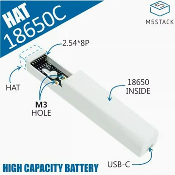 M5Stack 18650C M5StickC 充電鋰電池底座  IOT開發板配件B0321