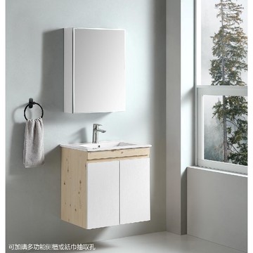 PV5560-K3224/9060E艾薇木紋面盆置物櫃60cm